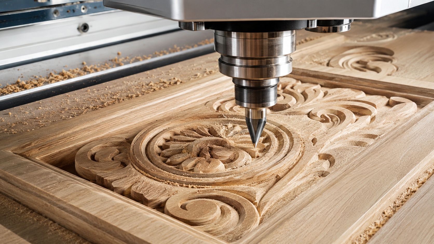 CNC ile ahşap üzerine 3D engraving ve rölyef işleme