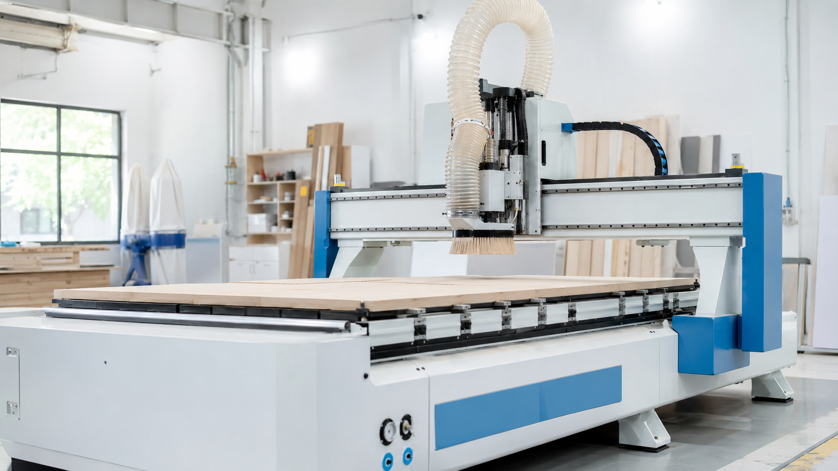 Modern CNC ahşap işleme atölyesi